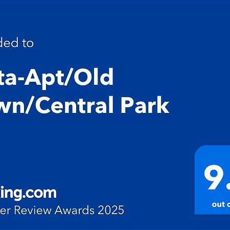 Insta-Apt Old Town Central Park Renovated Belgrado Exterior foto